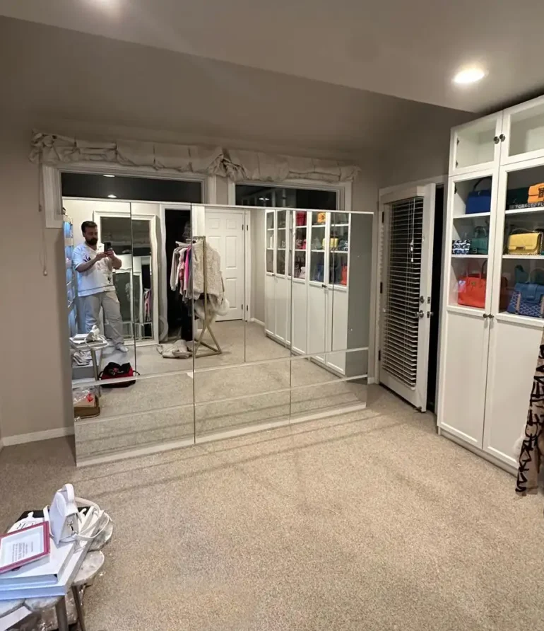 Custom Closet with Mirror Doors | | THIRD EYE VISION Interior design