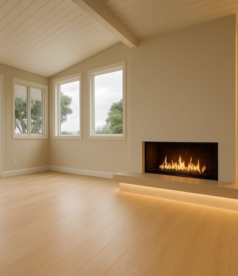 Custom Fireplace Wall Design & Renovation