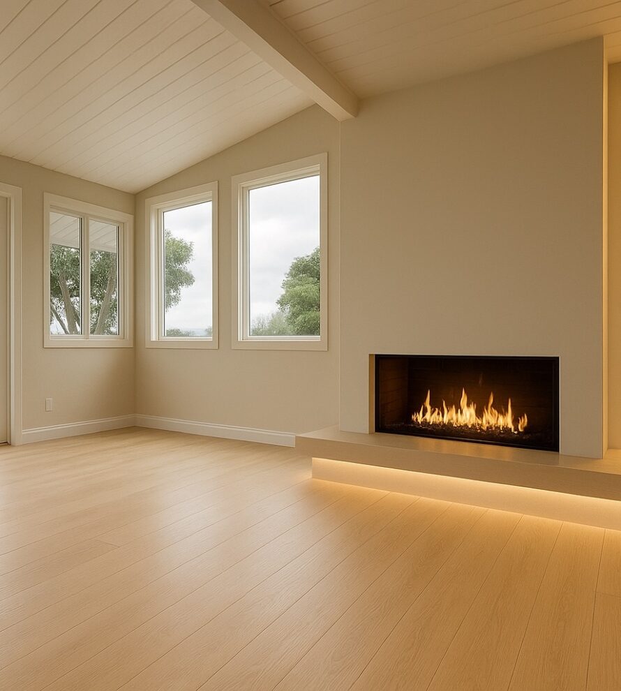 Custom Fireplace Wall Design & Renovation