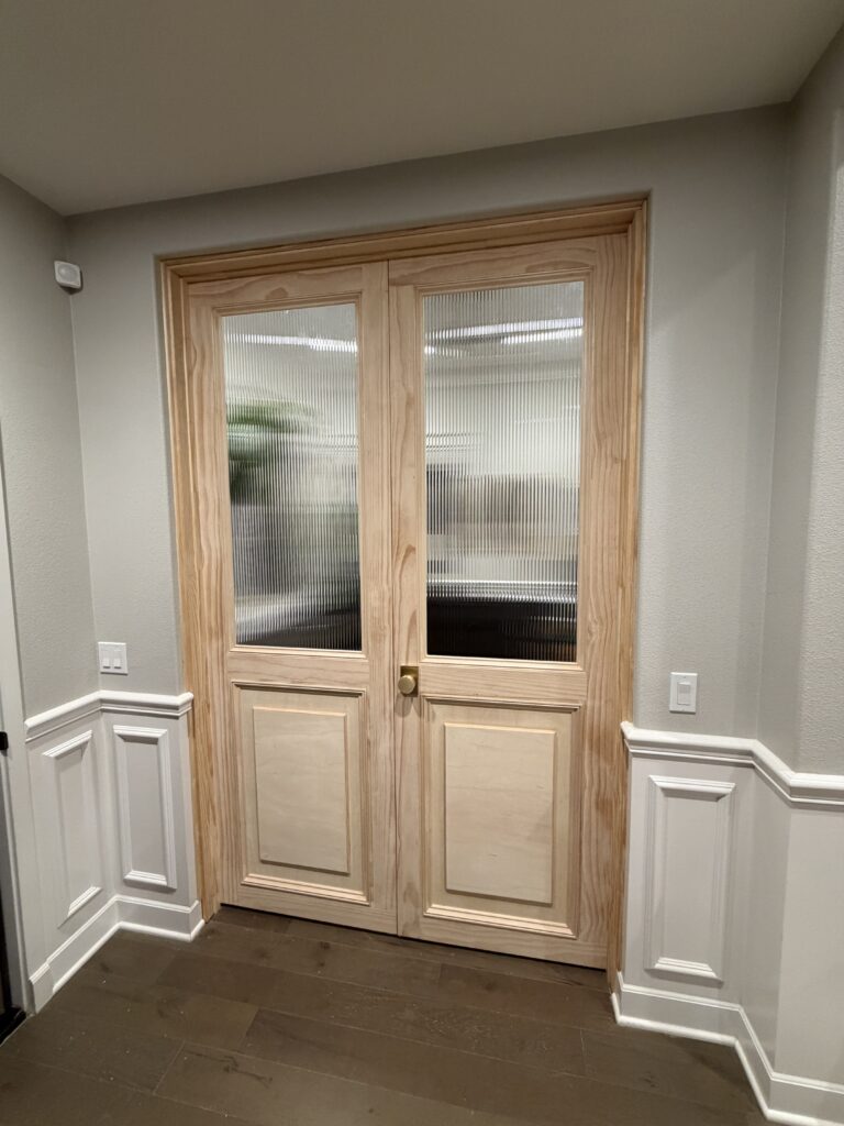 Custom Double Office Entry Doors