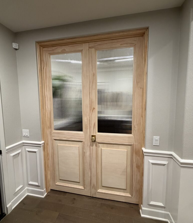 Custom Double Office Entry Doors