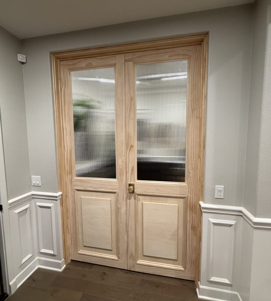 Custom Double Office Entry Doors
