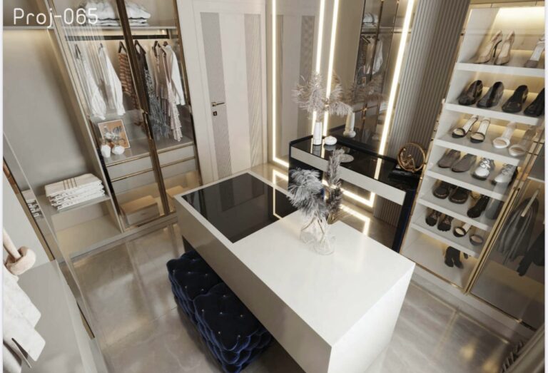 Custom Walk-In Closet Interior Design