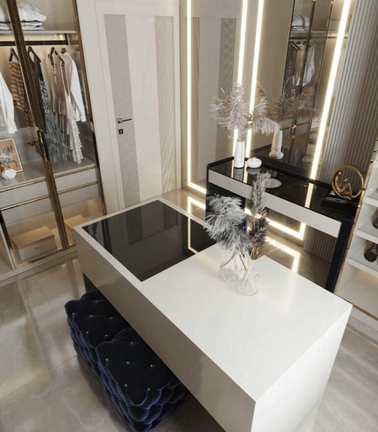 Custom Walk-In Closet Interior Design