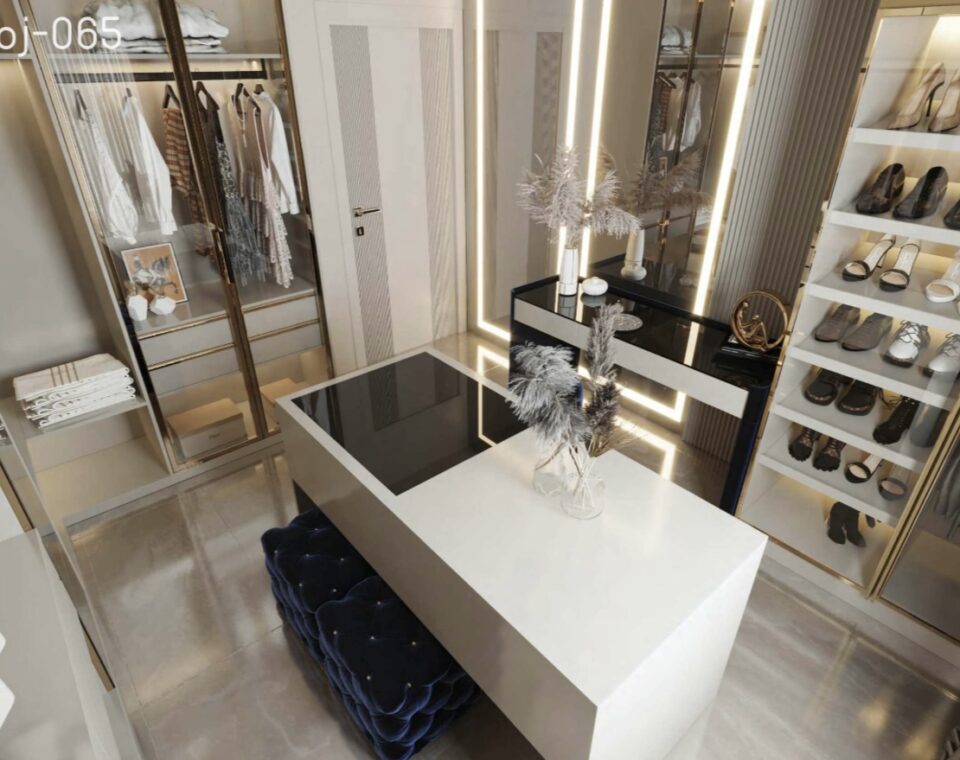 Custom Walk-In Closet Interior Design