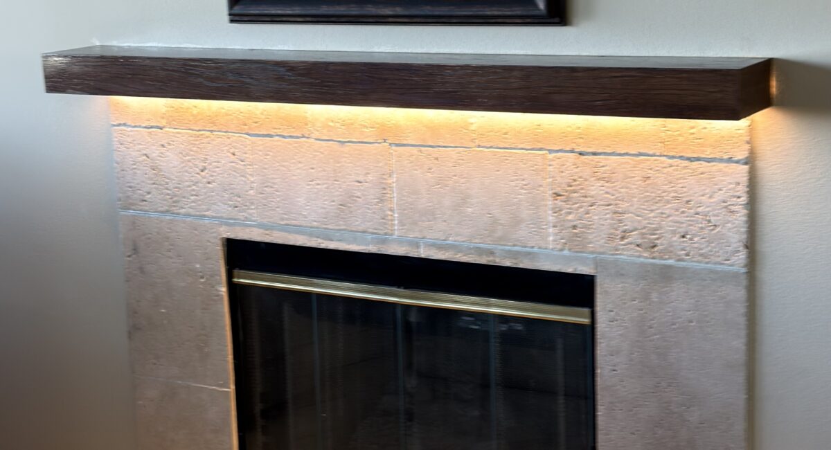 Custom Wall Fireplace Design & Remodeling