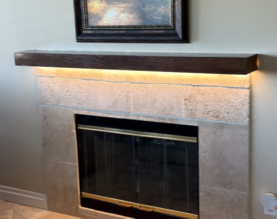 Custom Wall Fireplace Design & Remodeling