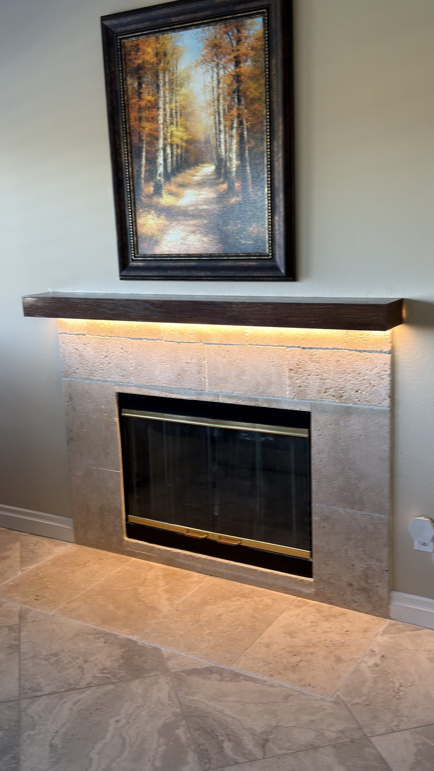 Custom Wall Fireplace Design & Remodeling