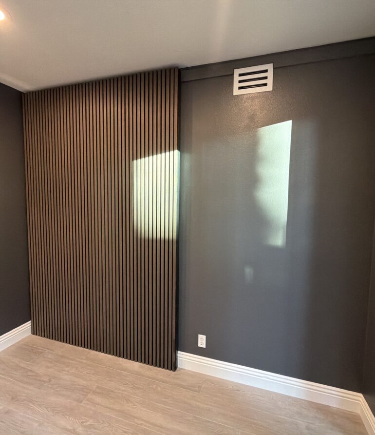 Hidden Sliding Wall Door for a Built-In Closet