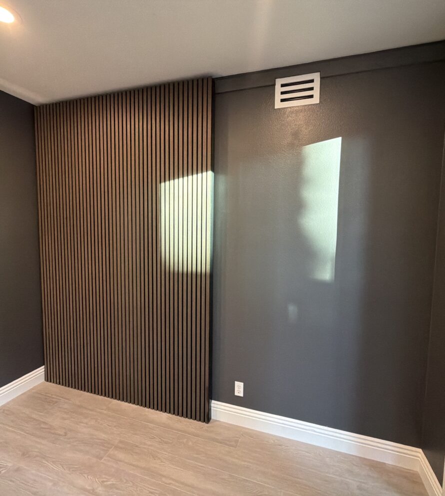 Hidden Sliding Wall Door for a Built-In Closet