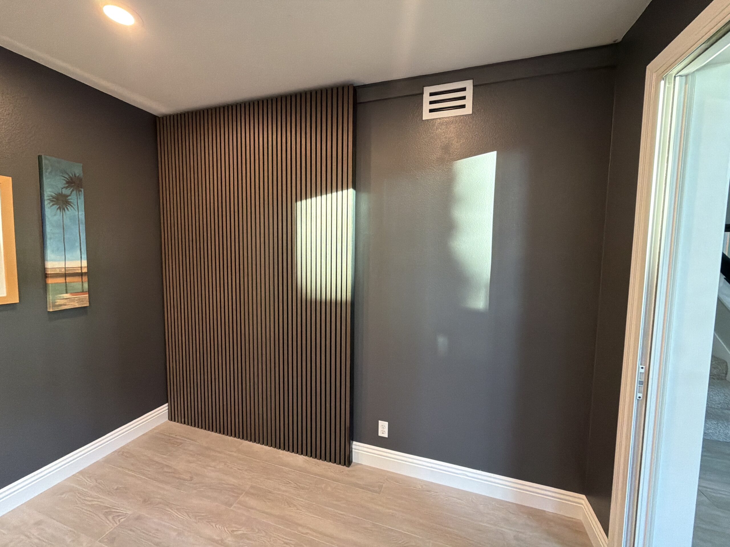 Hidden Sliding Wall Door for a Built-In Closet