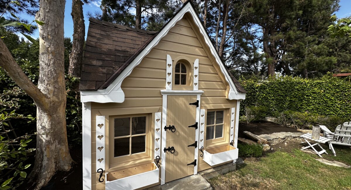 Outdoor Kids’ Playhouse Restoration