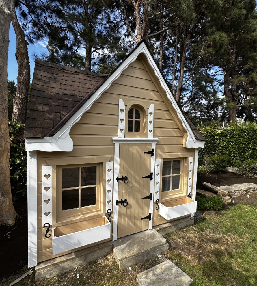 Outdoor Kids’ Playhouse Restoration