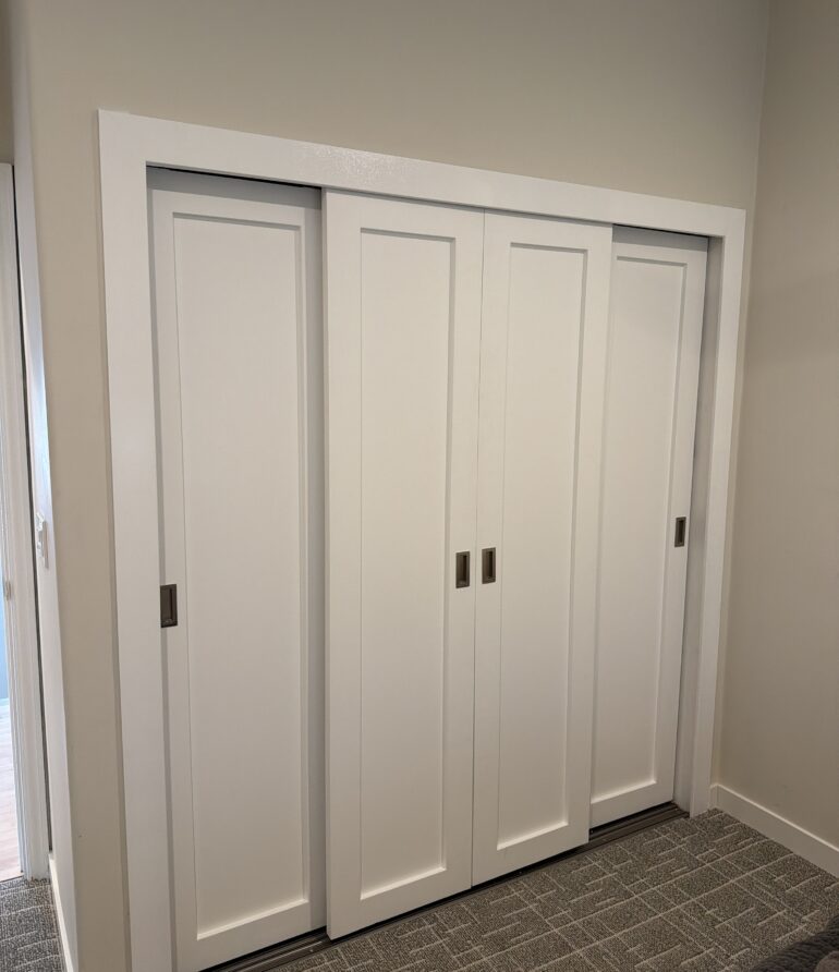 Custom Shaker-Style Closet & Laundry Door Upgrade