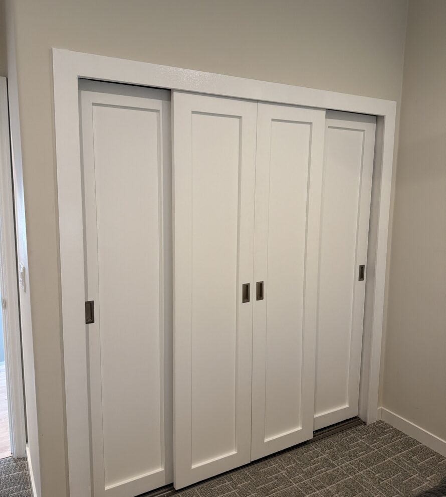 Custom Shaker-Style Closet & Laundry Door Upgrade